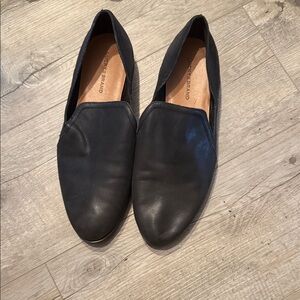 Lucky Brand Black Leather Flats
